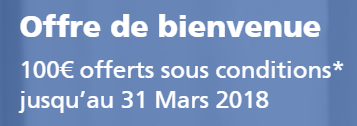 Contrat d'assurance-vie Épargne Évolution : nouvelle offre de bienvenue, 100€ offerts