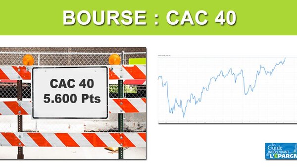 La Bourse de Paris dépasse les 5.600 points (+0,52%)