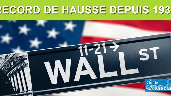 Hausse historique pour le Dow Jones depuis 1933, la planche à billets sans limite séduit les spéculateurs