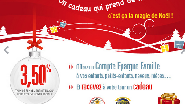 Compte Epargne Famille Carac, une idée de cadeau...