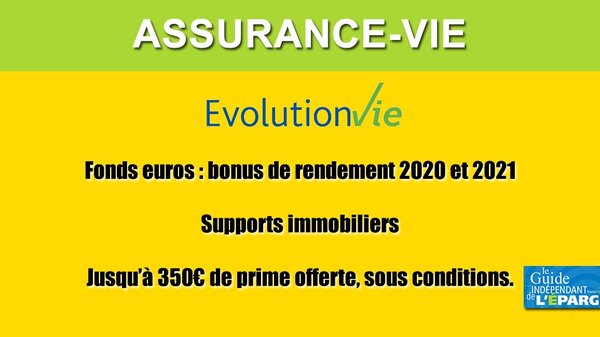 Assurance-Vie Évolution Vie : la gestion sous mandat proposée à partir d'octobre prochain