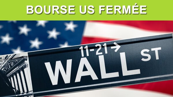 Journée boursière calme, bourses américaines fermées (President Day)