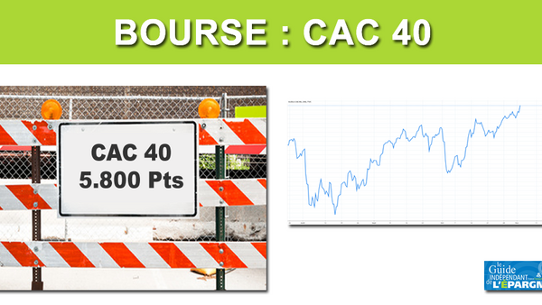 Le CAC 40 dépasse les 5.800 points (+0,58%), optimisme croissant sur le commerce