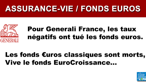 Fin des fonds euros classiques : pour Generali France, la solution passe par les fonds eurocroissance