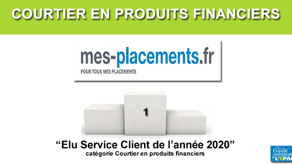 Courtier en produits financiers/Qualité du service client : Mes-Placements.fr récompensé pour la 4e année consécutive