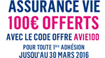 100€ offerts pour 300€ versés sur Boursorama Vie