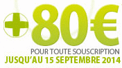 80€ offerts sur votre contrat Monabanq Vie Premium !