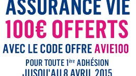 100€ offerts pour 300€ versés sur Boursorama Vie !