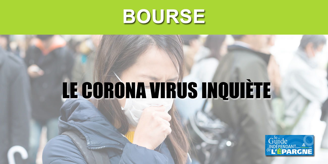 Chute des places boursières, le coronavirus inquiète, le CAC 40 plonge Chute des places boursières, le coronavirus inquiète, le CAC 40 plonge