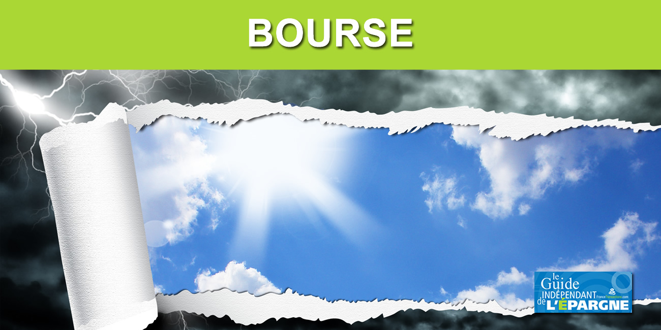Un rayon de soleil sur les places boursières, le CAC40 revigoré affiche (+4,74%), pour le moment... Un rayon de soleil sur les places boursières, le CAC40 revigoré affiche (+4,74%), pour le moment...