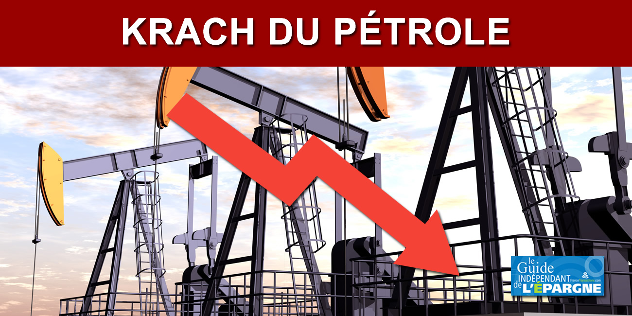 Krach des cours du pétrole WTI : le prix d'un baril négatif à -37,63 dollars ? Krach des cours du pétrole WTI : le prix d'un baril négatif à -37,63 dollars ?