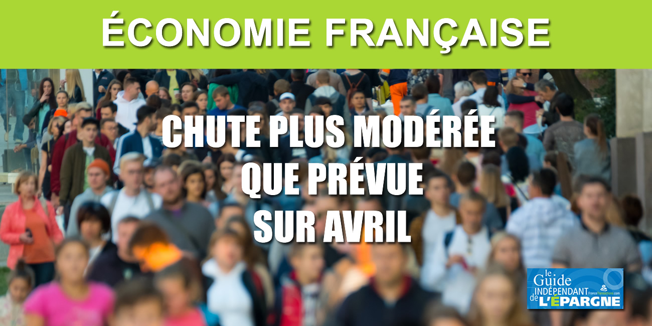 L'économie française se serait moins effondrée qu'anticipé, en avril, selon la Banque de France L'économie française se serait moins effondrée qu'anticipé, en avril, selon la Banque de France