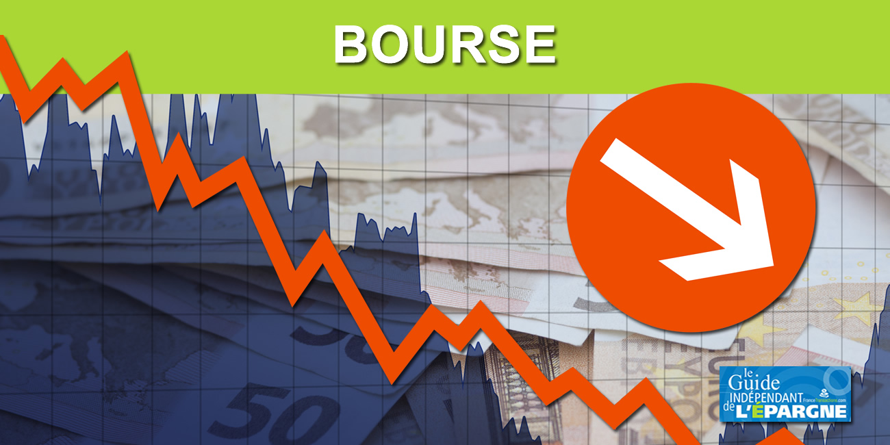 Bourse : le CAC40 perd déjà -4% sur la semaine... Bourse : le CAC40 perd déjà -4% sur la semaine...
