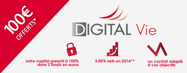 Digital Vie : 100€ offerts Digital Vie : 100€ offerts