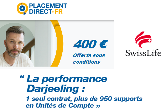 Assurance-Vie Darjeeling : jusqu'à 400€ offerts lors de votre première souscription, sous conditions Assurance-Vie Darjeeling : jusqu'à 400€ offerts lors de votre première souscription, sous conditions