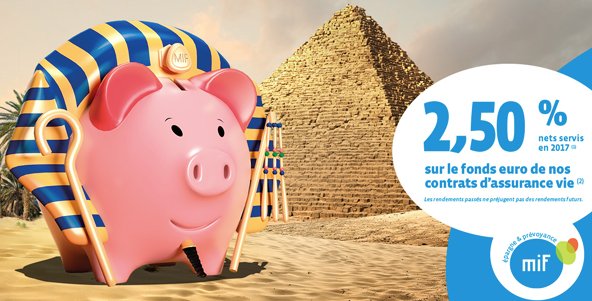 Assurance-Vie MIF : 30€ offerts pour 500€ versés jusqu'au 14 avril 2018 Assurance-Vie MIF : 30€ offerts pour 500€ versés jusqu'au 14 avril 2018